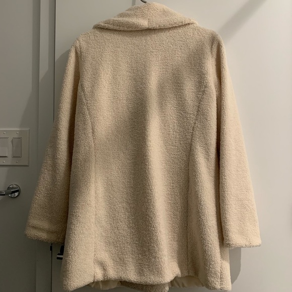 White Double Breasted Coat - Picture 2 of 4